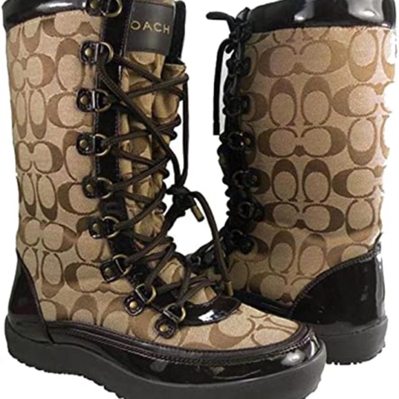 Coach Winter Boots Peggey Brown